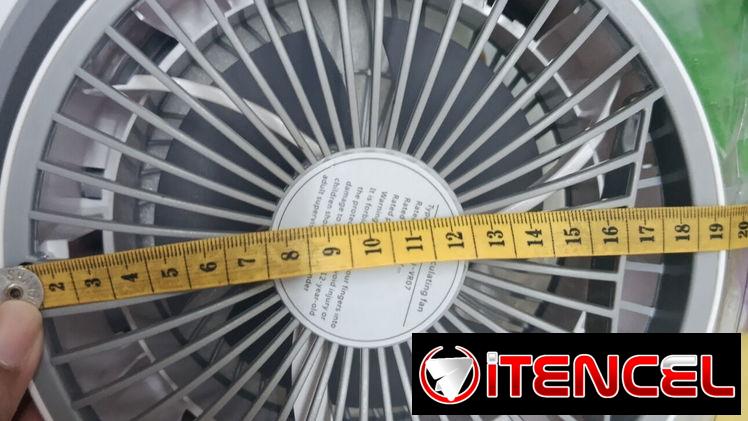 Ventilador recargable