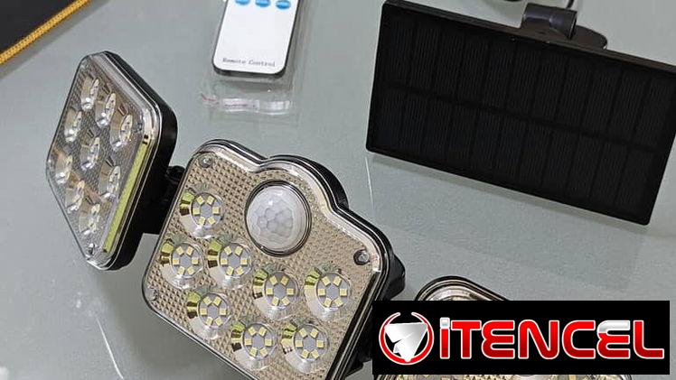 💡 LÁMPARA DE SEGURIDAD SOLAR CON SENSOR