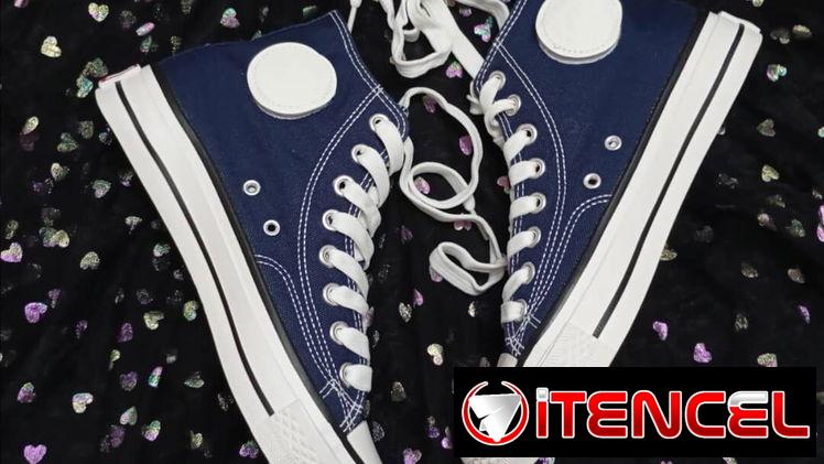 🔹Converse azul corte alto🔹