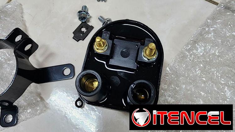 Bobina de encendido Doble, trae su soporte, tornillos, especial para Fiat 126p polaco, motos