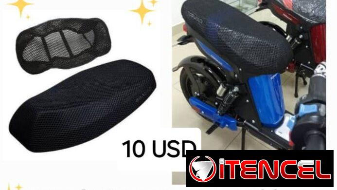 Forros de maya para asientos de motos y bicimotos. Sirven a las nuevas bicimotos Evolution