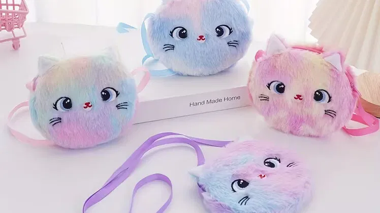 Bolso de Gatito de Peluche – Tierno y con Estilo para Niñas