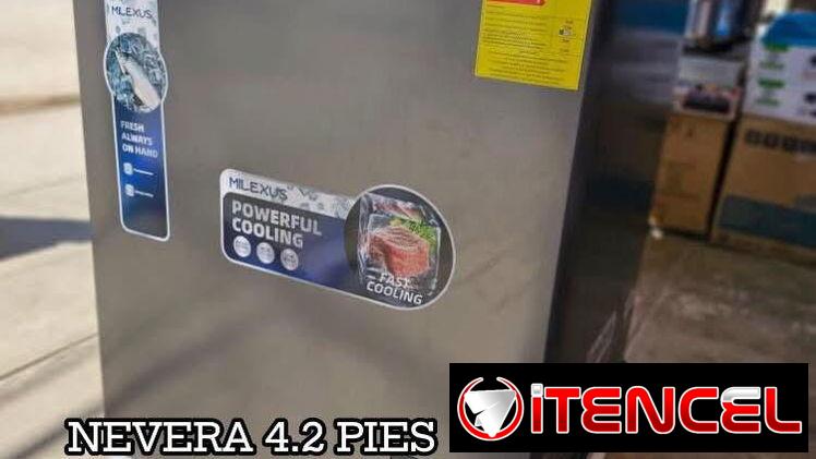 Nevera milexus de 4.2 pies en 200 usd con transporte