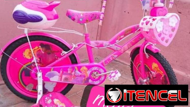 Bicicletas medida 20 con accesorios para niñas y niños