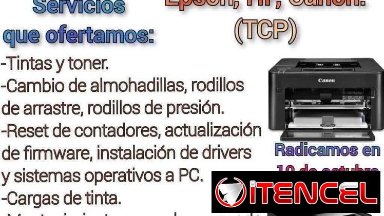 Taller de reparación a impresoras Epson y Laser