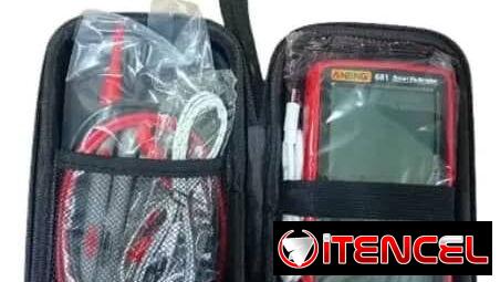 Multímetro digital recargable aneng 681, medidor de prueba de rango automático TRMS.   50 Usd