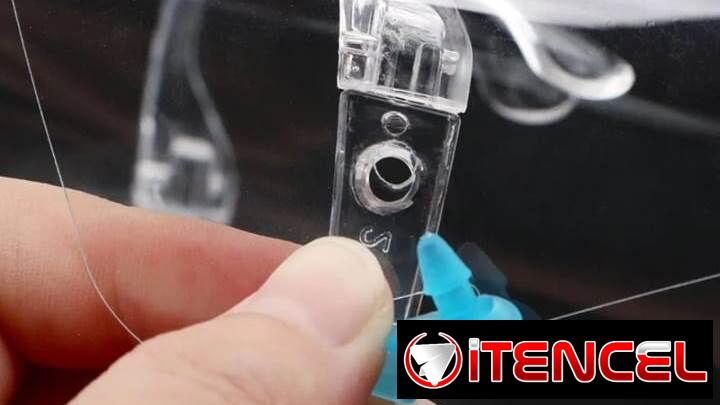 CARETA O PROTECTOR PARA EL ROSTRO CON SOPORTE MARCO DE LENTES