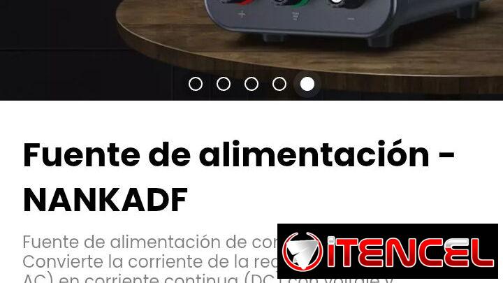 Fuente de alimentación – NANKADF. Corriente de salida máx: 30V – 10A (300W)