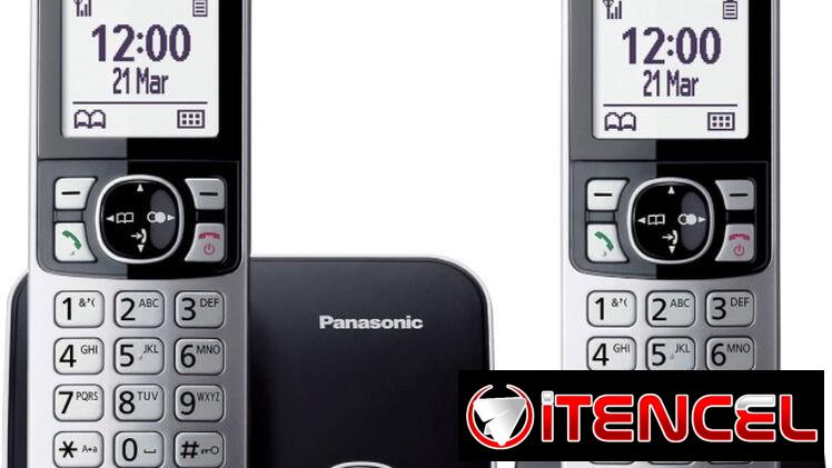 —– Teléfono Panasonic de 2 bases con altavoz —–