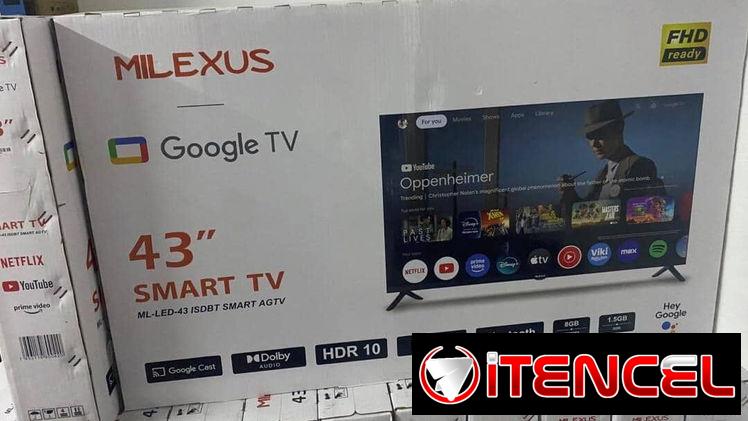 SMART TV MILEXUS 43″ (FullHD).FACTURA, GARANTIA Y MENSAJERÍA GRATIS.