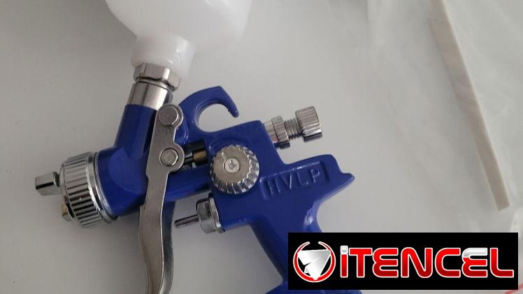 Pistola de pintar ORAZZIO…1.0 mm bokilla ….120ml vaso