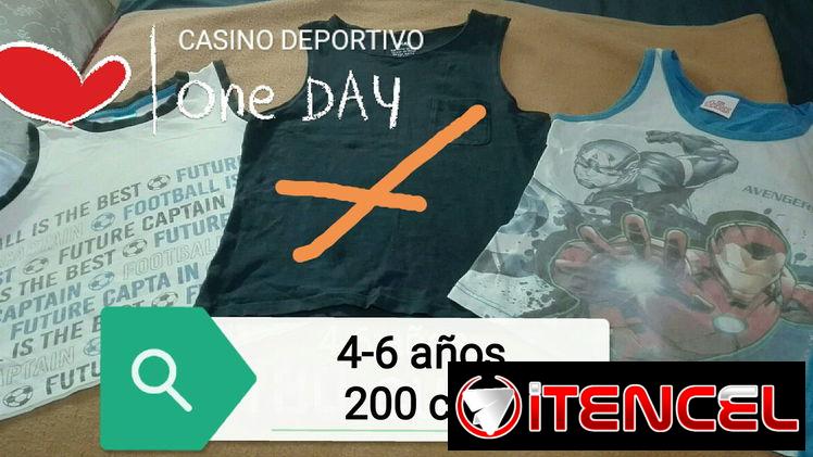 Camisetas nuevas y de uso para niños de 3 a 6 años