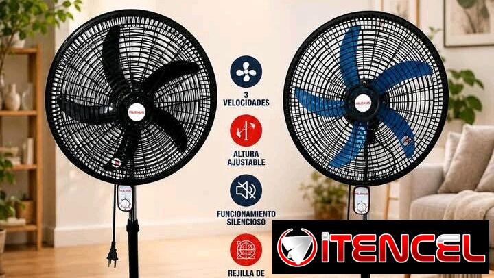 🌬️VENTILADOR MILEXUS 18” – POTENCIA DE VERDAD ❄️ 💨 ¿Calor? Esto lo resuelve fácil…  🎯 Marca: Milexus  45