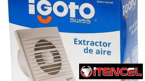 Extractor de aire para Baños y Cocina 6 Pulgadas 21cmx21cm