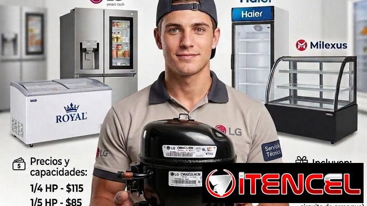 ❄️ LLEGARON LAS LG ❄️ MAQUINAS DE FRIO MARCA LG 1/4 1/5 1/6 1/8. DAMOS GARANTÍA 1 MES. TL 54833699
