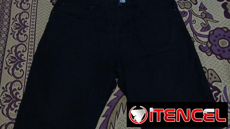 Short de Mezclilla Negro Talla 32