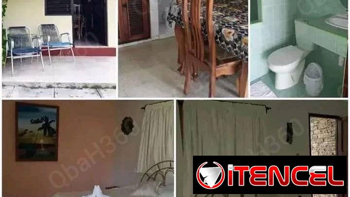RENTA hostal de 2 habiatciones para 6 en VARADERO con Qba Hostin 360.