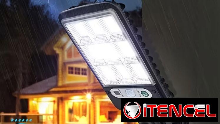 LÁMPARA SOLAR recargable con control remoto
