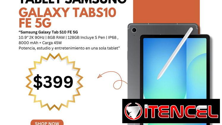 Tablet Samsung Galaxy Tab S10 FE 5G