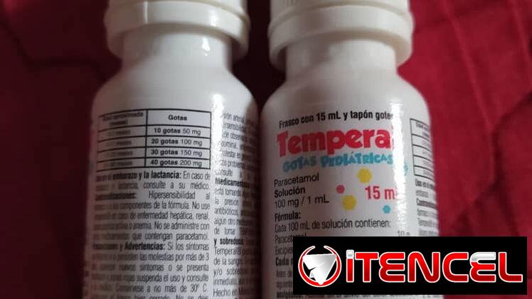 Paracetamol en gotas para bebé
