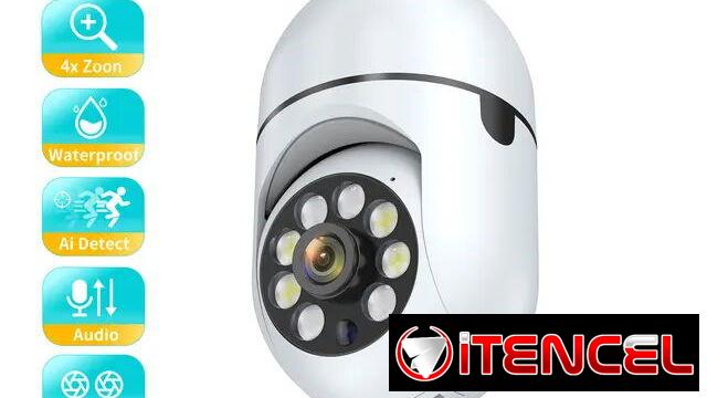 Camara de vigilancia. Bombillo. V360pro.