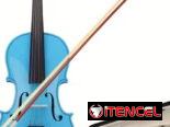 Violín Acústico 4/4 – Acabado Premium Celeste Azul