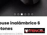 Mouse inalámbrico 6 botones 2.4GHz