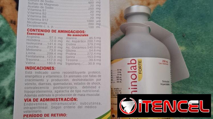 Aminolab Suero con Dextrosa uso veterinario