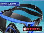 Juego de buceo , máscara de cristal templado y snorkel