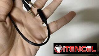 CABLE DIVISOR DE AUDIO PARA PC DE 3,5MM AUDIFONOS MICROFONO.