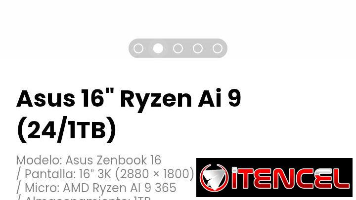 Asus 16″ Ryzen Ai 9 (24/1TB)