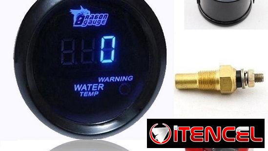 Reloj tamaño tradicional redondo digital de temperatura con su pulmón, nuevo en su caja…  Características técnicas: – Co