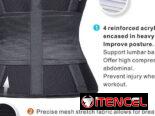 Faja de fuerza con doble ajuste y moldeadoras FITNESSARMY 58234161