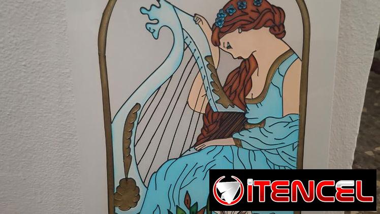 Acrílico decorativo con diversas imágenes
