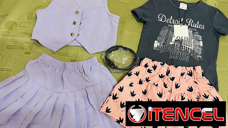 Ropa para niña (ropa malva, pijama verde y ropa niña