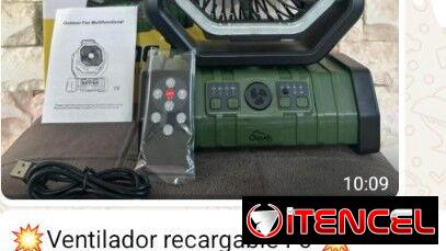 Ventilador recargables F-6