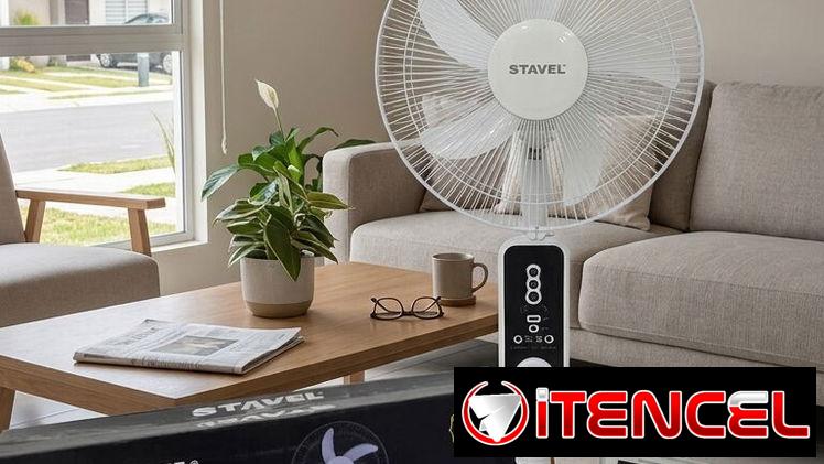 🔥❄️ ¡Mantén tu casa fresca con el Ventilador Solar y Recargable STAVEL! ❄️🔥 l