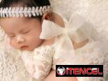 Todo para las fotos de tu bebé  Juego de ángel rosado 3000cup Vestido de margaritas con cintillo 5000cup Monito de encaj