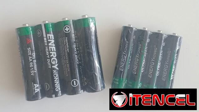 Pilas AA $120, pilas AAA $100 cada una.