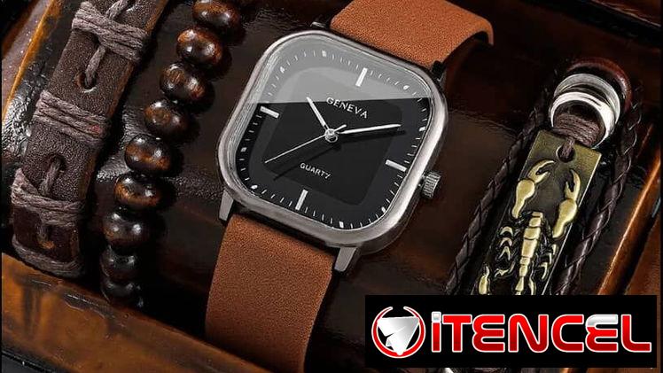 Reloj con sus accesorios