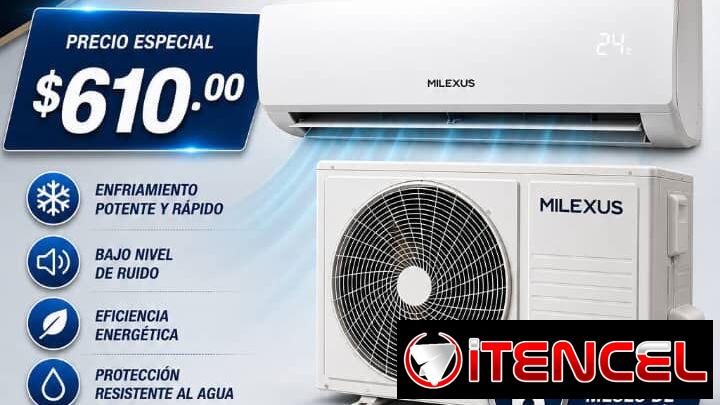 ‼️SPLIT 24K (2 Toneladas) 220V MILEXUS‼️