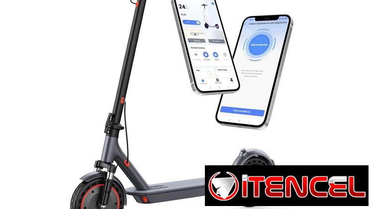 Scooter Eléctrico VOLPAM 500W 22MPH Plegable 23 Millas Llantas 10” Doble Freno
