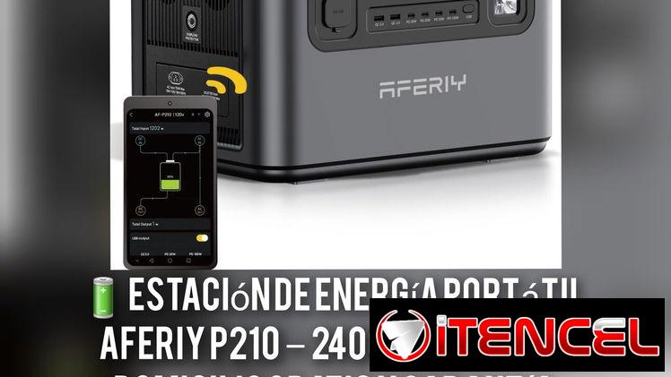 🔋 Estación de Energía Portátil AFERIY P210 – 2400W / 2048Wh