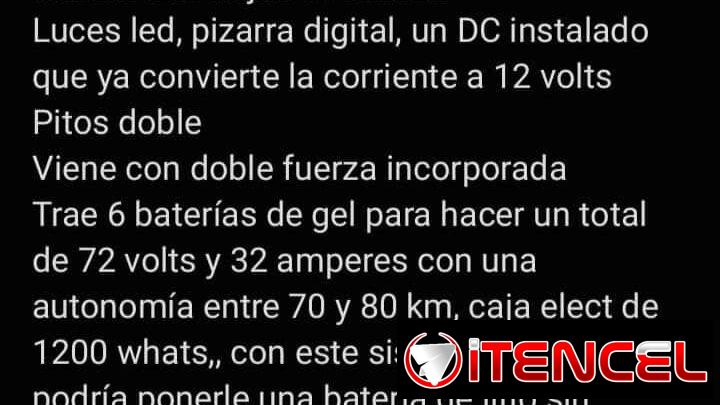 Triciclo Viento Rápido con Extensor  de rango de 4500W por cantidad (contenedor) a $4030
