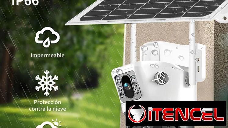 Cámara Solar d vigilancia/Wifi/ 8Mpx.
