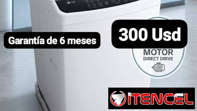 Lavadora Automática LG 9 kg (Inverter), Garantía de 6 meses, Entrega por un mínimo costo adicional para toda La Habana