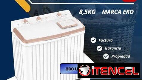 Lavadora Semiautomática EKO 8.5KG
