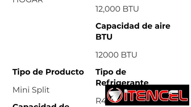 SPLIT HISENSE 1 T NUEVO EN SU CAJA ACEPTAMOS PAGOS VIA ZELLE