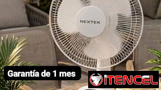Ventilador Recargable de Mesa 12″ Nextek, Garantía de 1 mes, Entrega por un mínimo costo adicional para toda La Habana