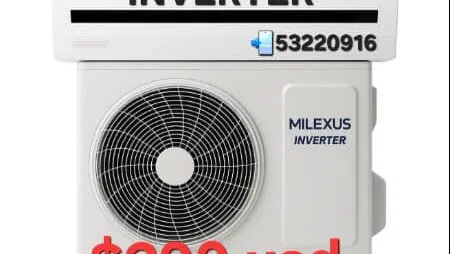Split milexus de 1 T convencionales e inverter con 6 meses de garantía 53220916